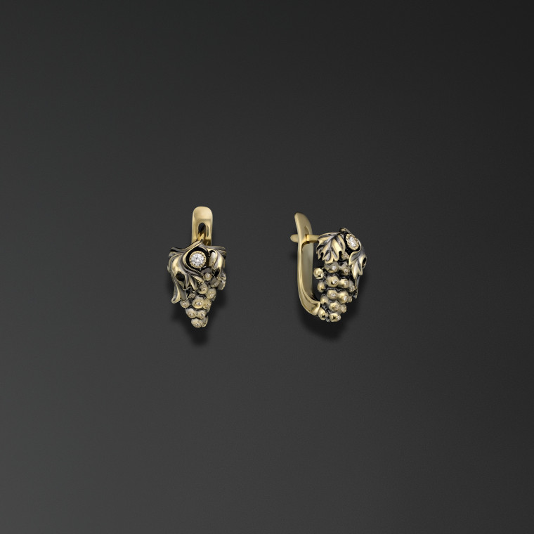 Grapevine earrings