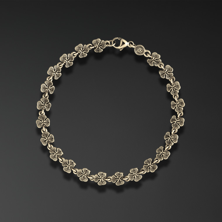 Trefoil Bracelet, thin