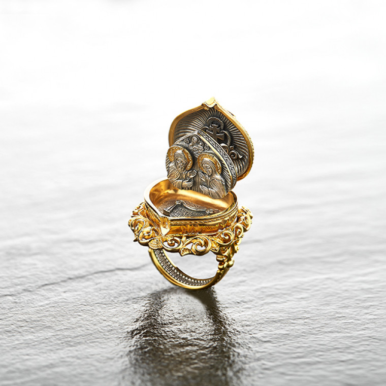 Peter and Fevronia Folding Ring