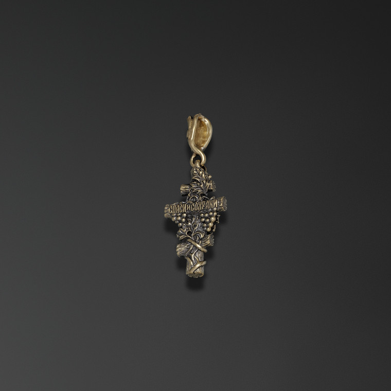 Cross with Grapevines