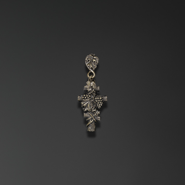 Cross with Grapevines