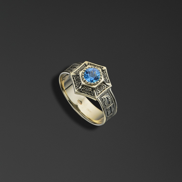 Protective signet ring bearing the words of the ‘Save and Protect’ prayer