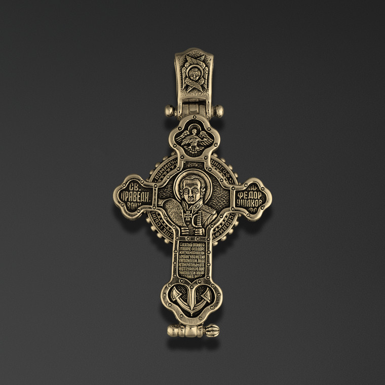 Warrior Saint Fedor Ushakov Rosary Cross