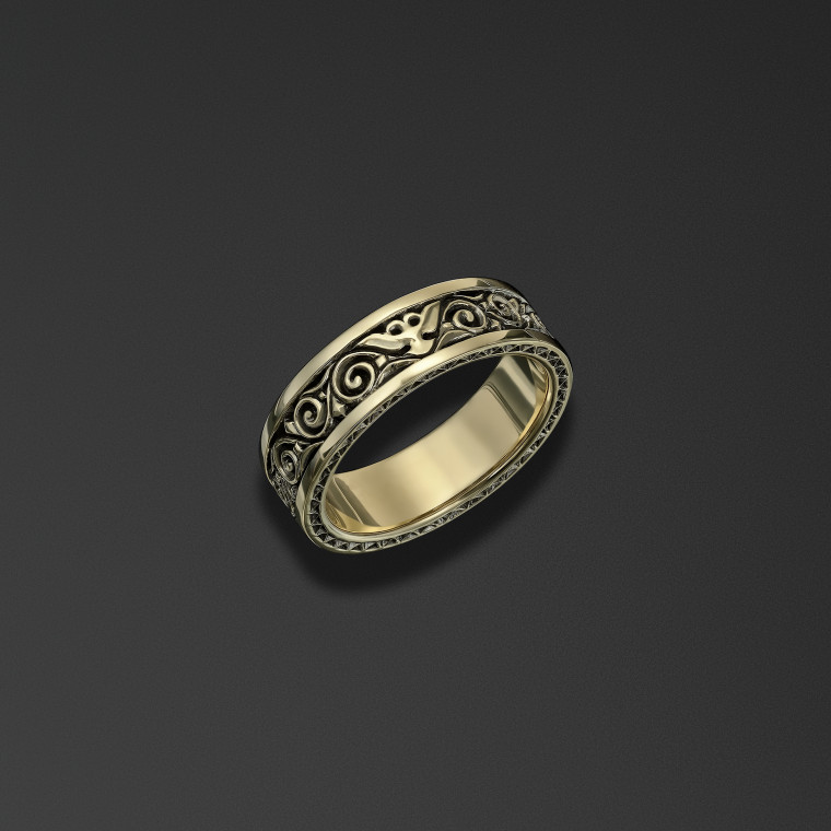 Novgorod Pattern ring