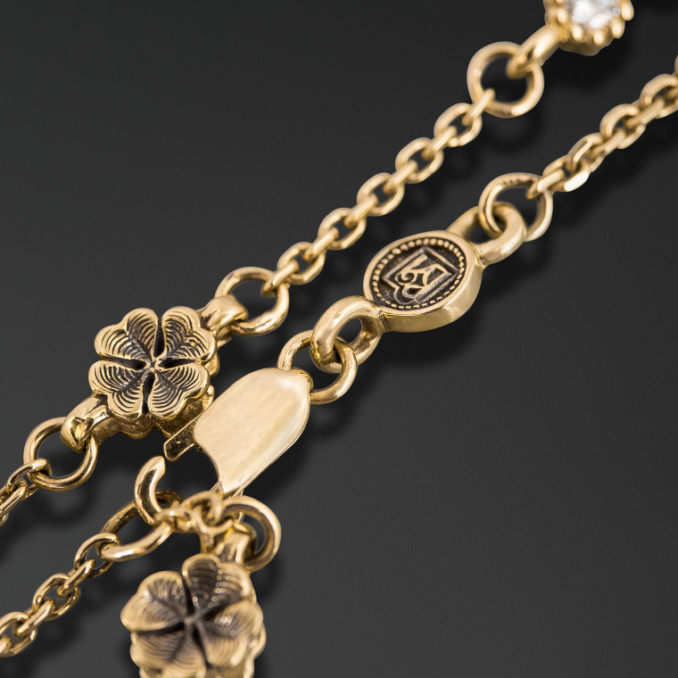 Four-Leaf Clover Bracelet