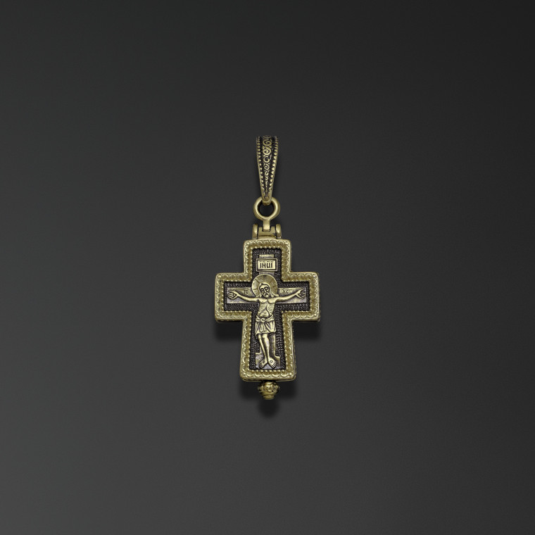 Our Lady of the Sign reliquary cross