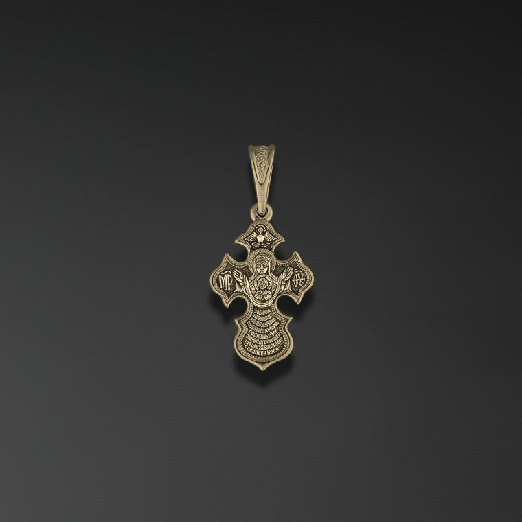 Our Lady of the Sign Pendant Cross