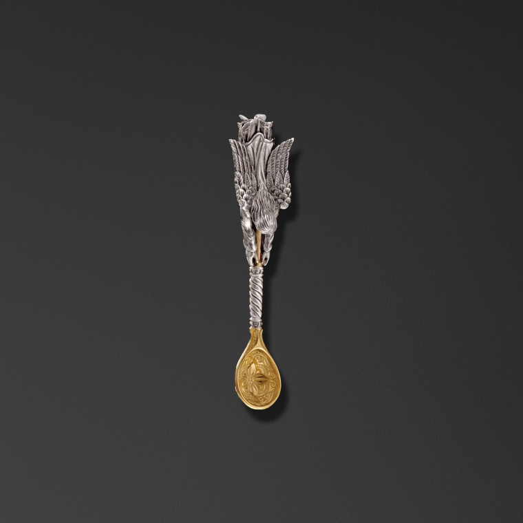 Small spoon with a guardian angel