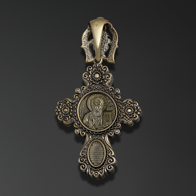 Princely cross with an image of Saint Nicholas the Miracle Worker