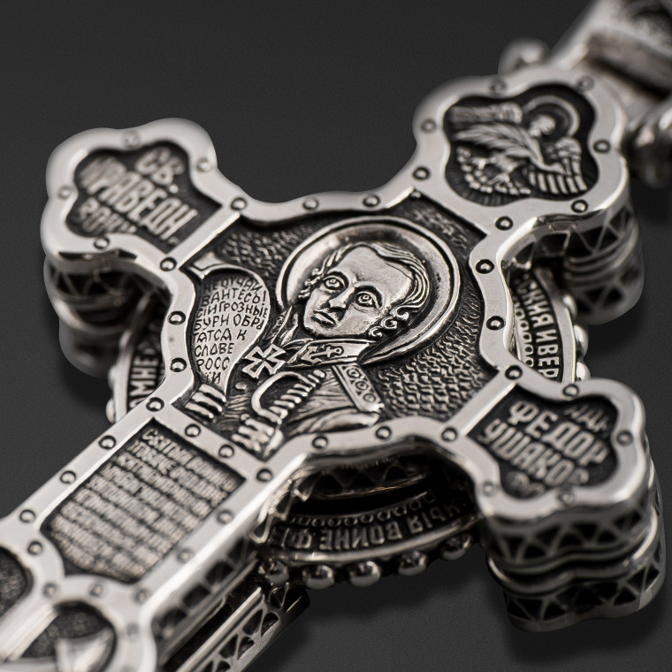 Warrior Saint Fedor Ushakov Rosary Cross