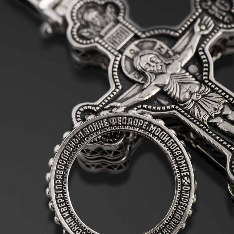 Warrior Saint Fedor Ushakov Rosary Cross