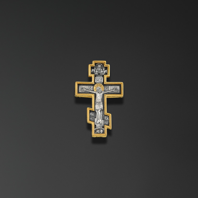 Archangel Michael reliquary cross