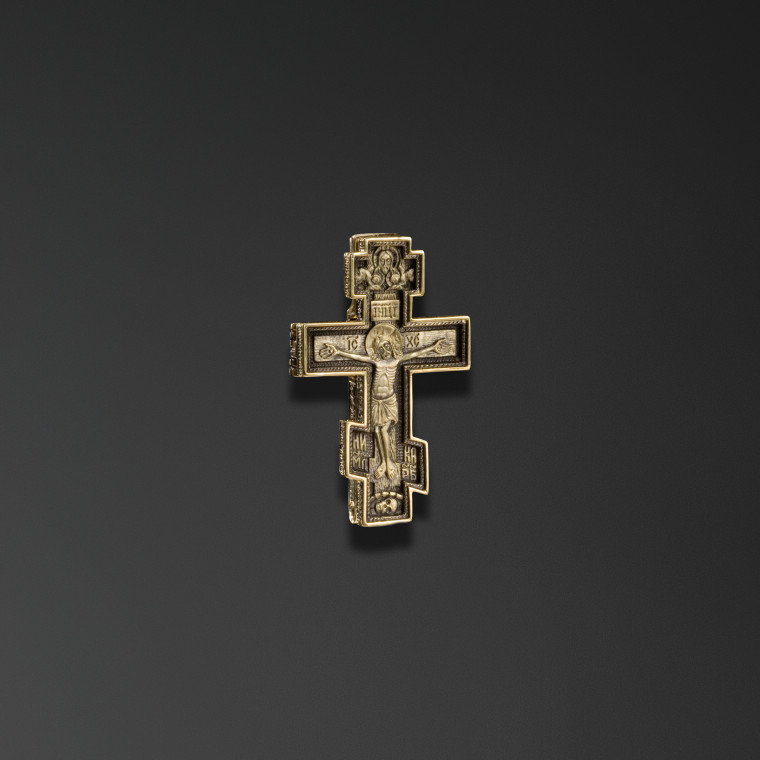 Archangel Michael reliquary cross