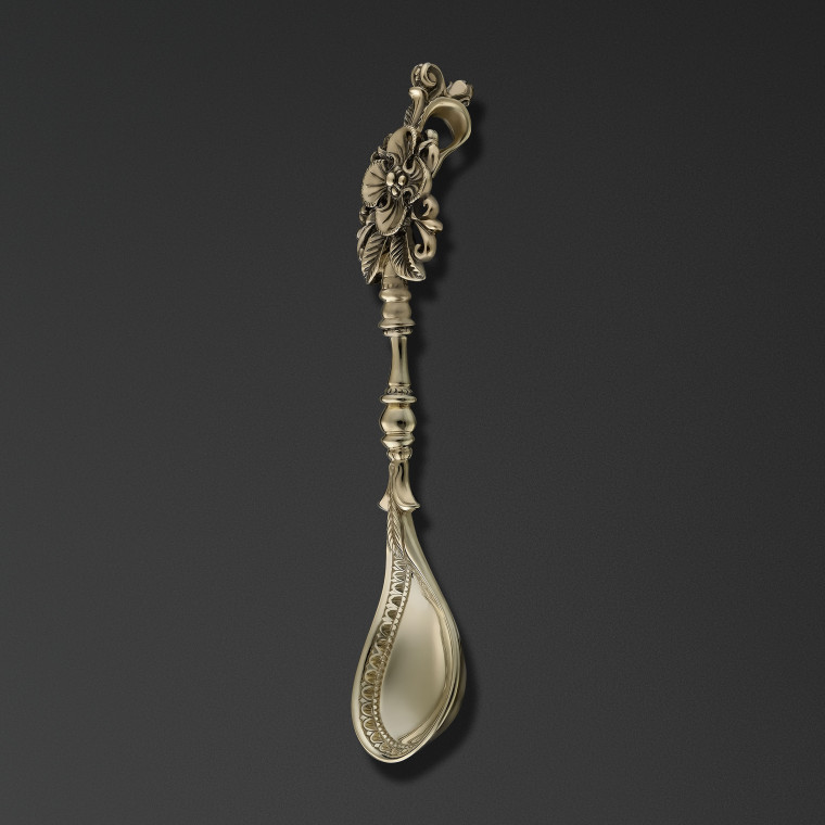 Spoon with finial 