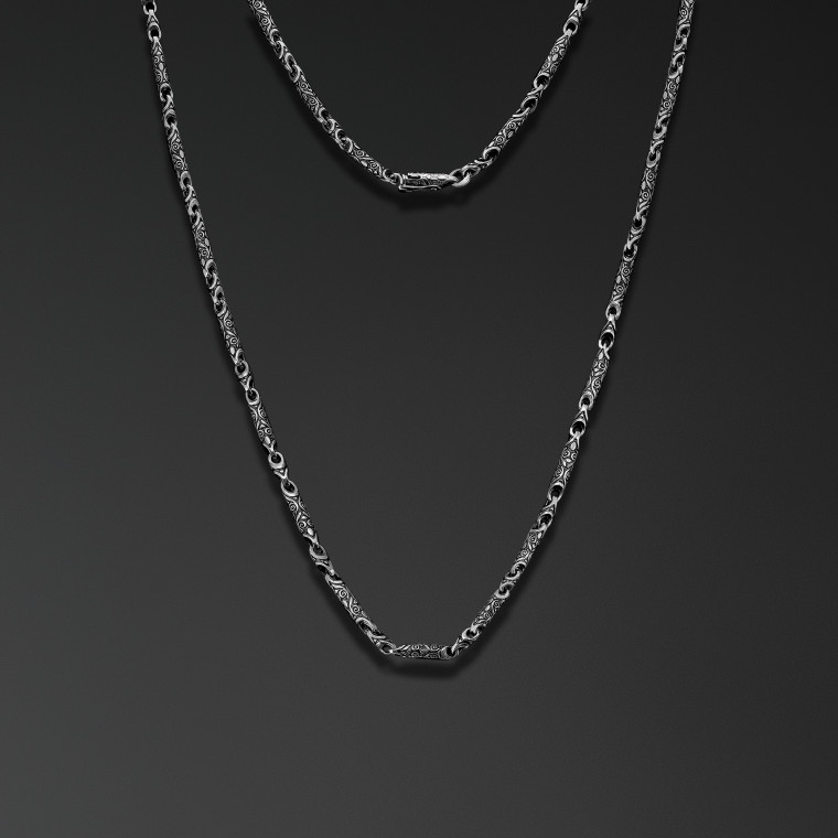 “Engraved designs” (thin)  Chain