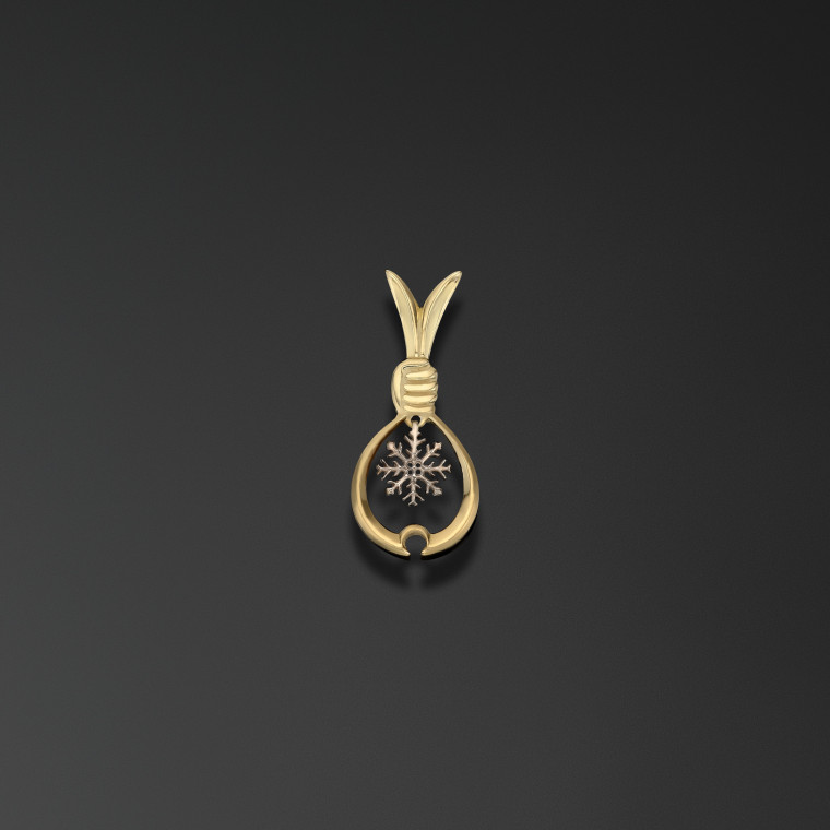 The Christmas Rabbit Pendant